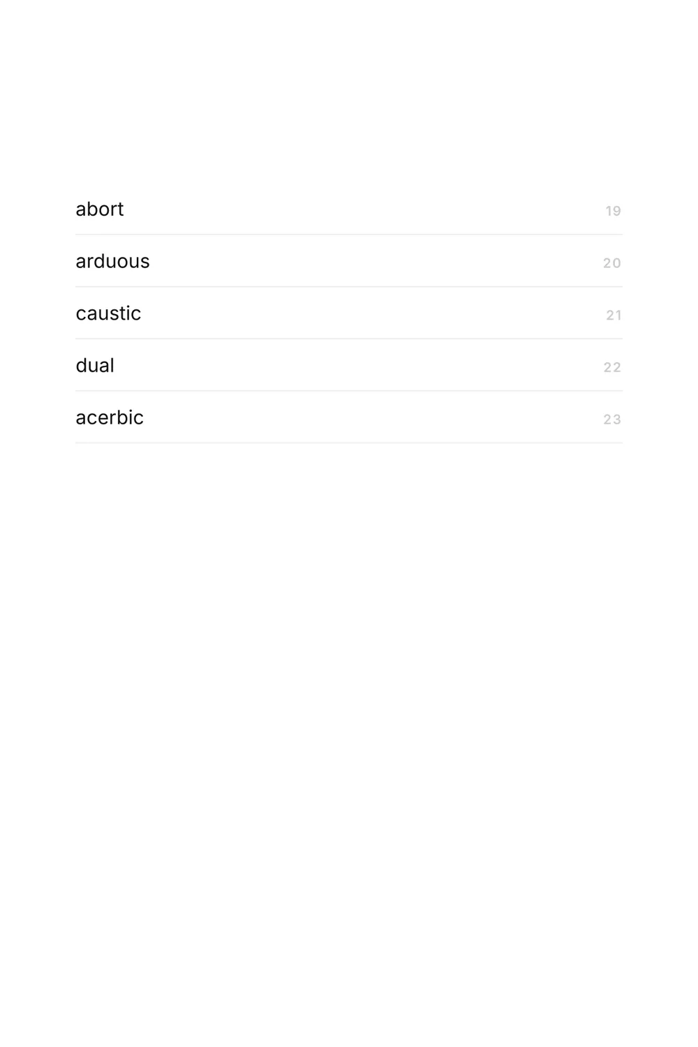 The Minimal Dictionary, page 3