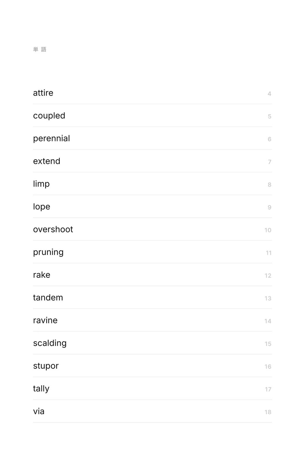 The Minimal Dictionary, page 2
