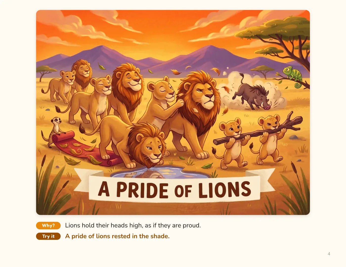 A Pride of Lions, page 5