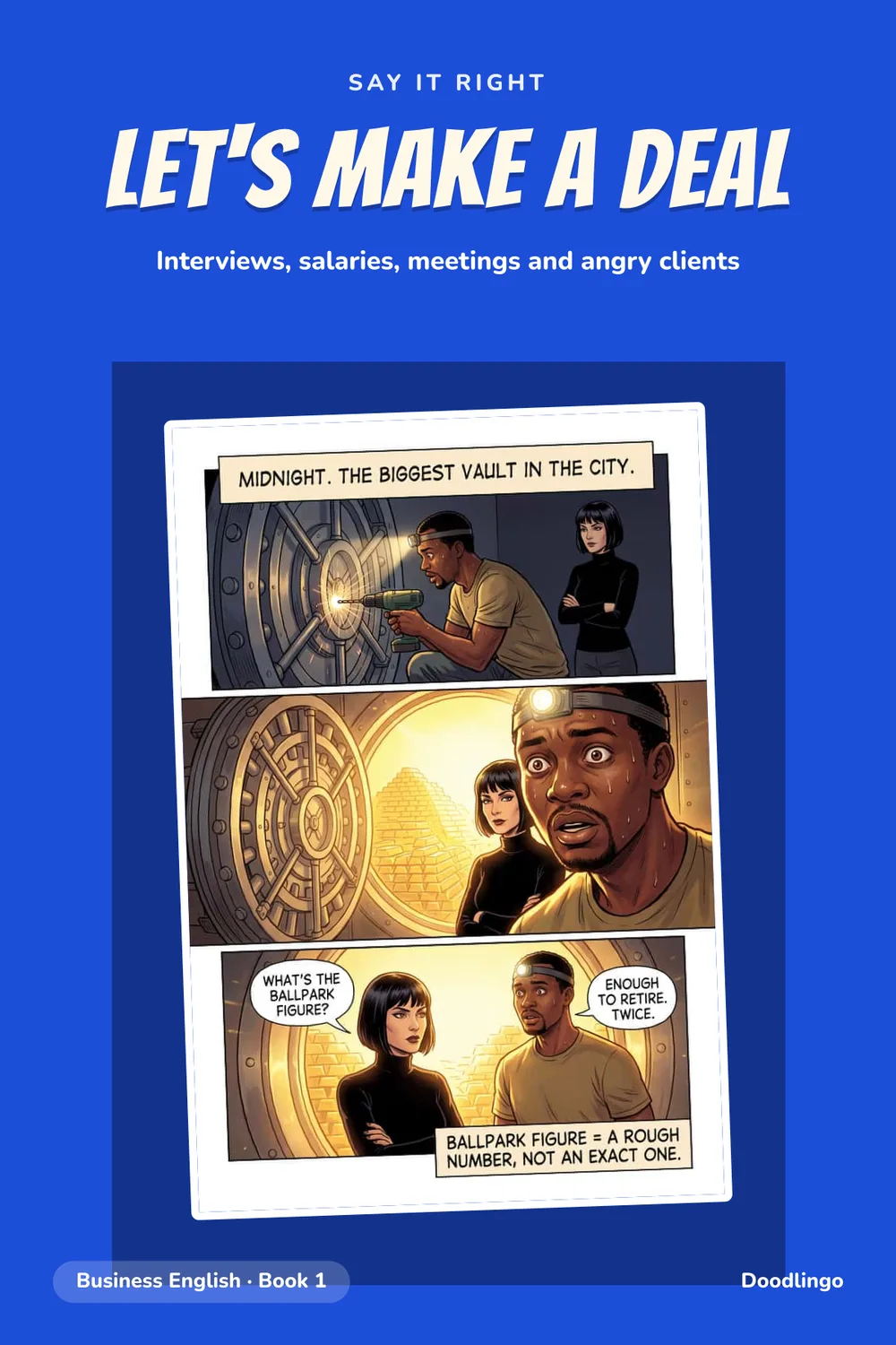 Cover of Let's Make a Deal, Say It Right · Business English · Book 1 edition