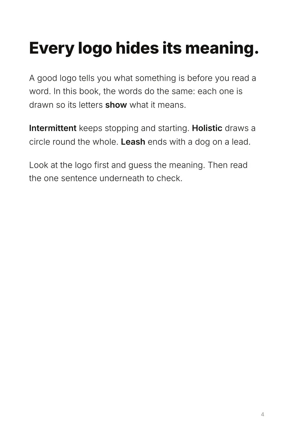 Words as Logos, page 4