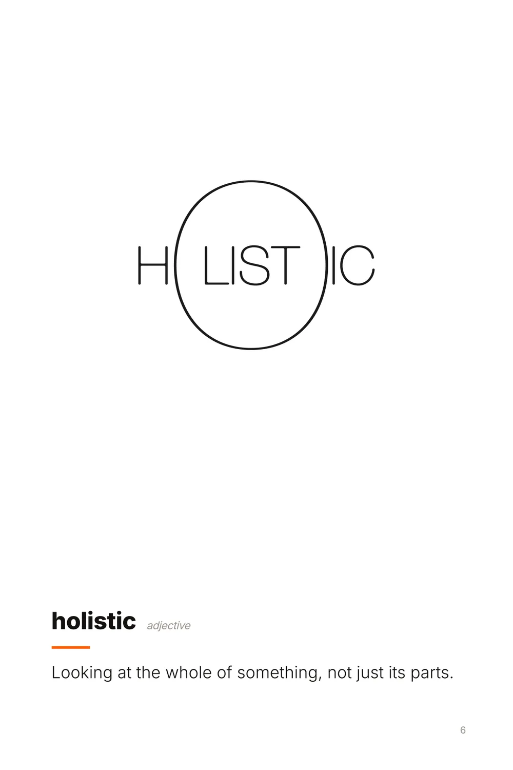 Words as Logos, page 6