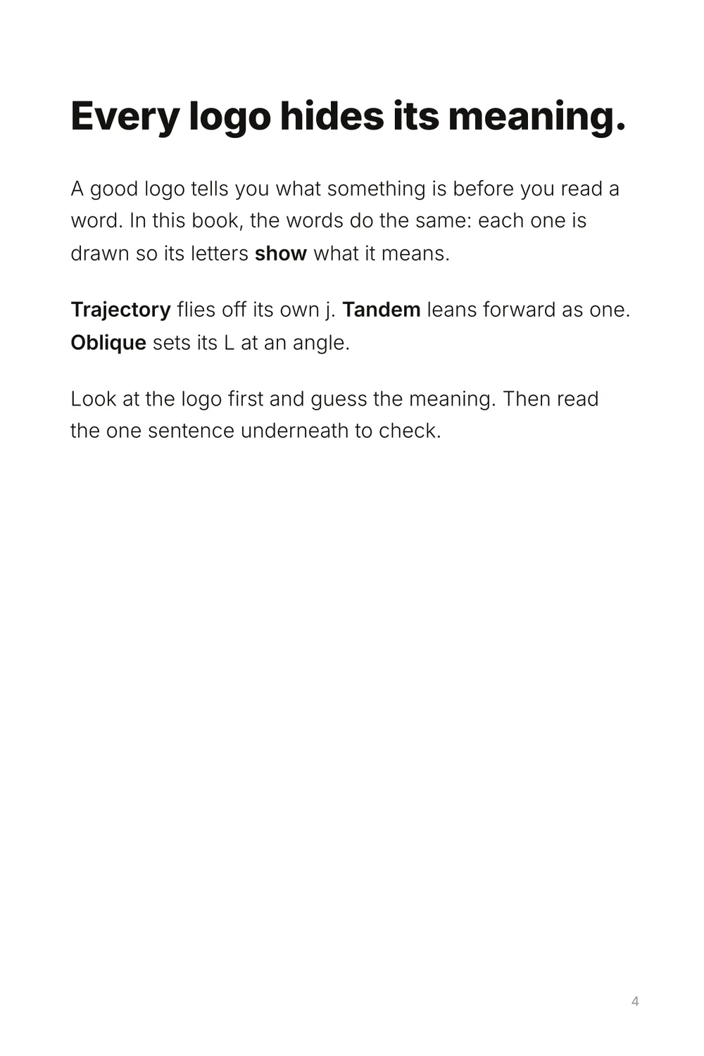 Words as Logos, page 4