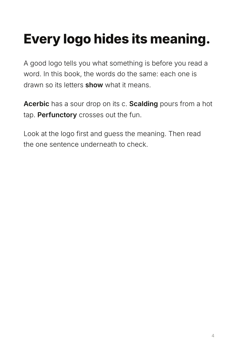 Words as Logos, page 4