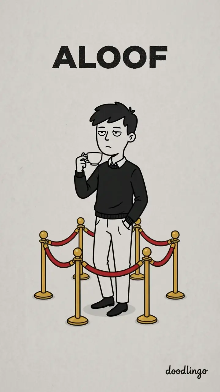 aloof