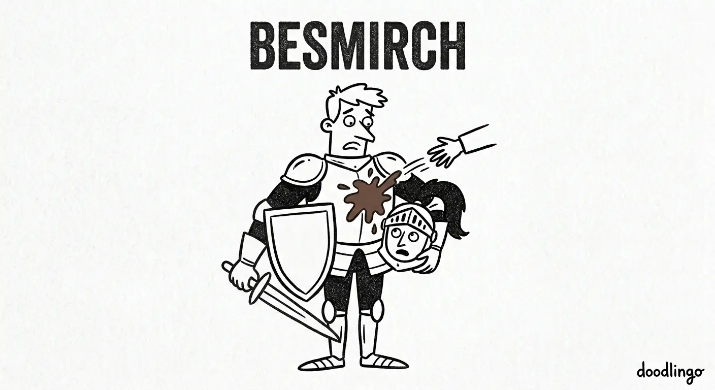 besmirch