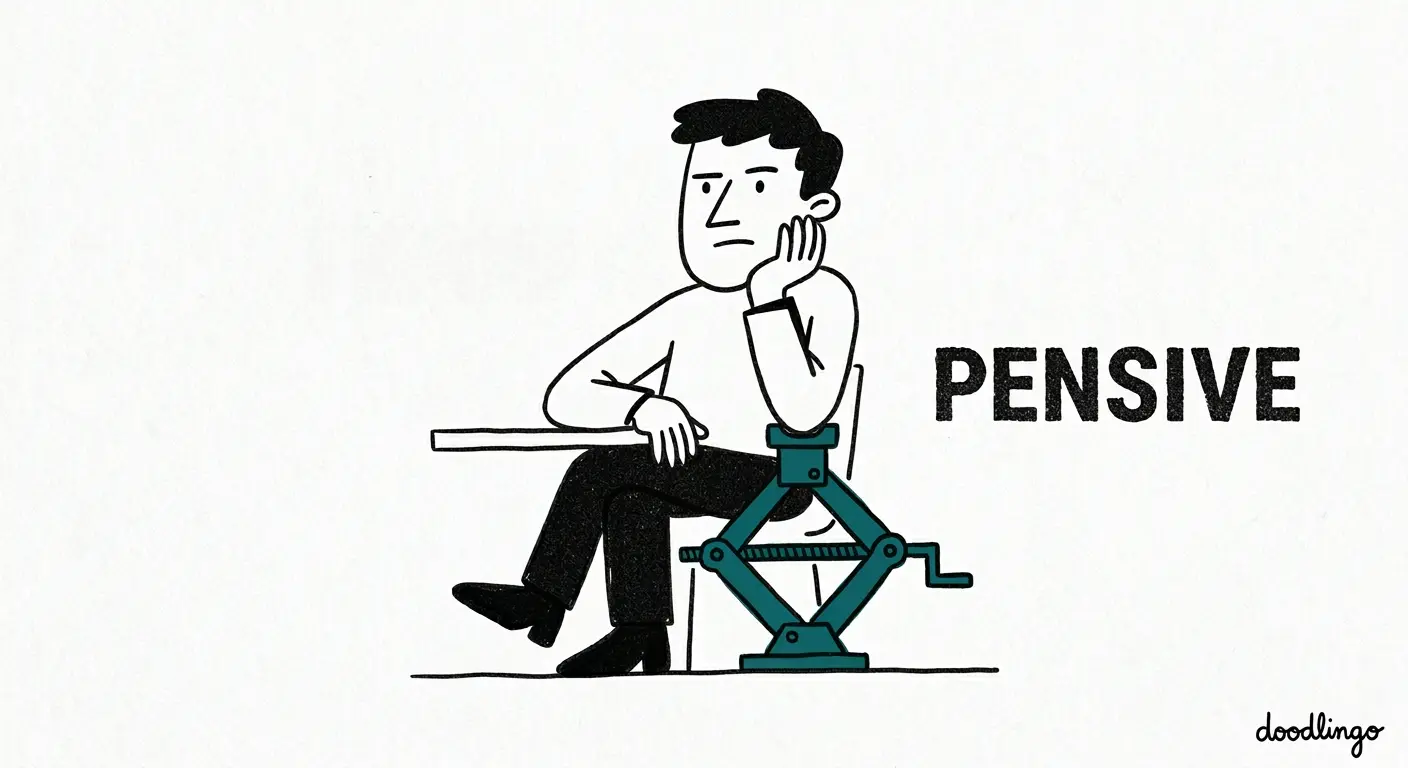 pensive