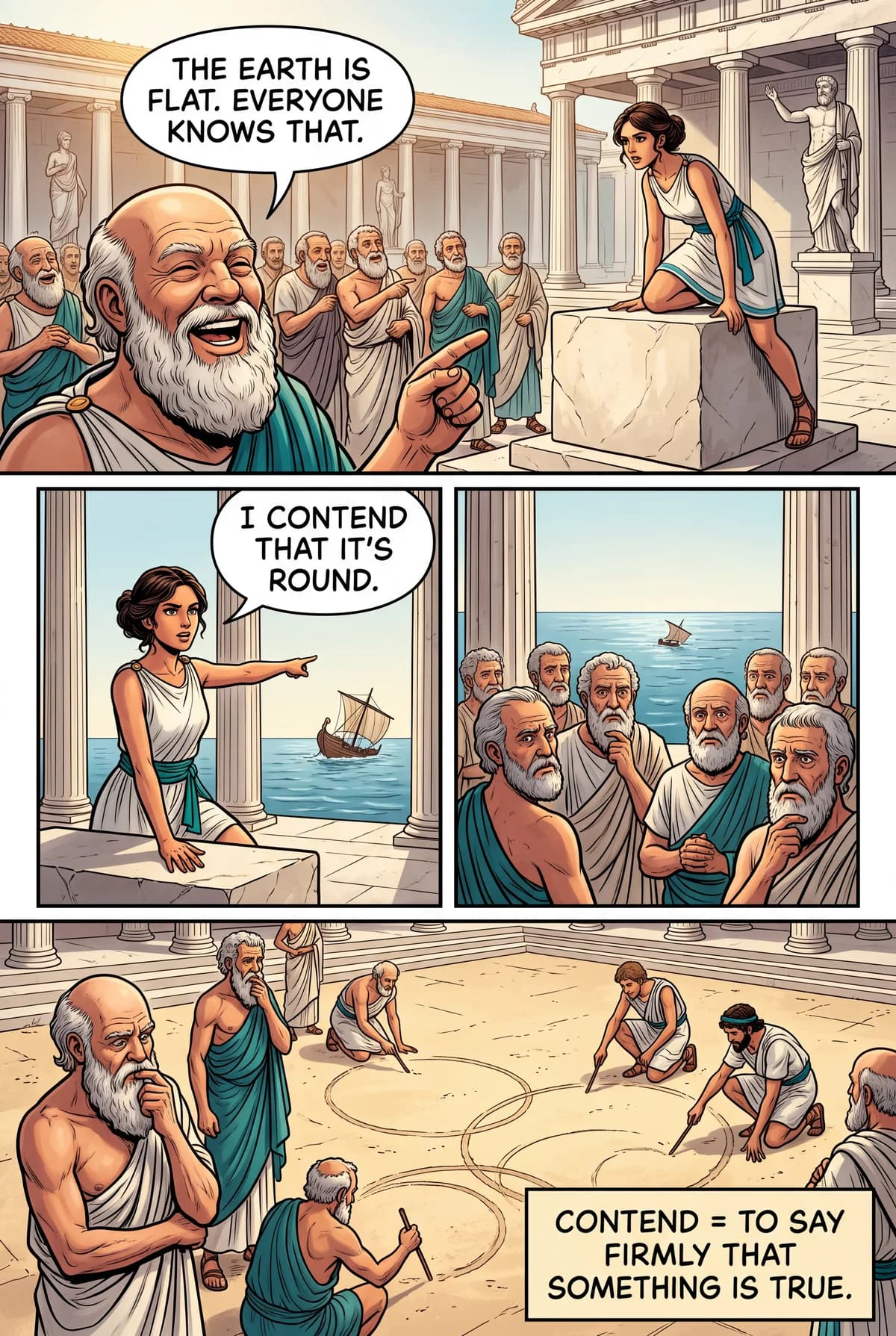 contend