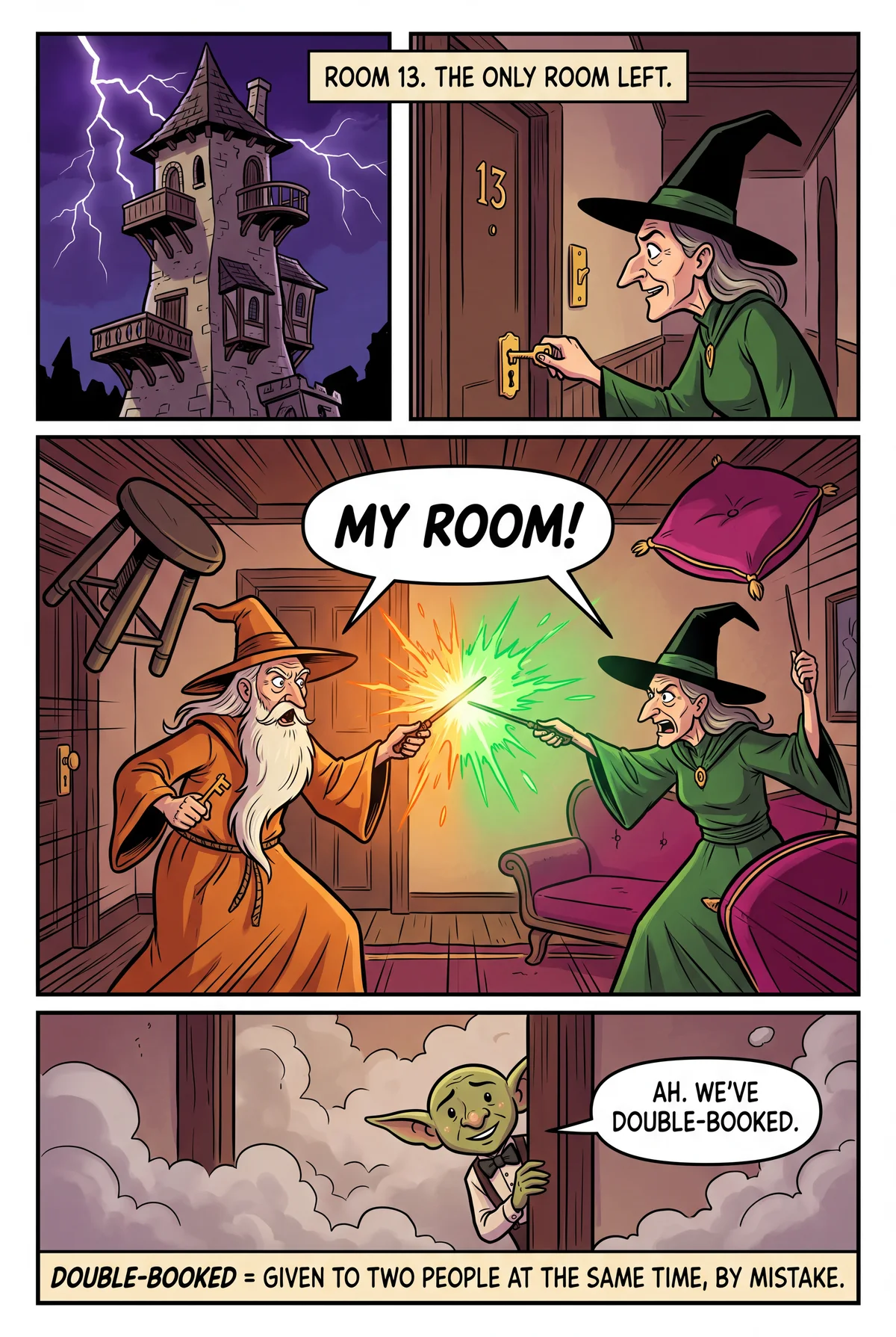 double-booked