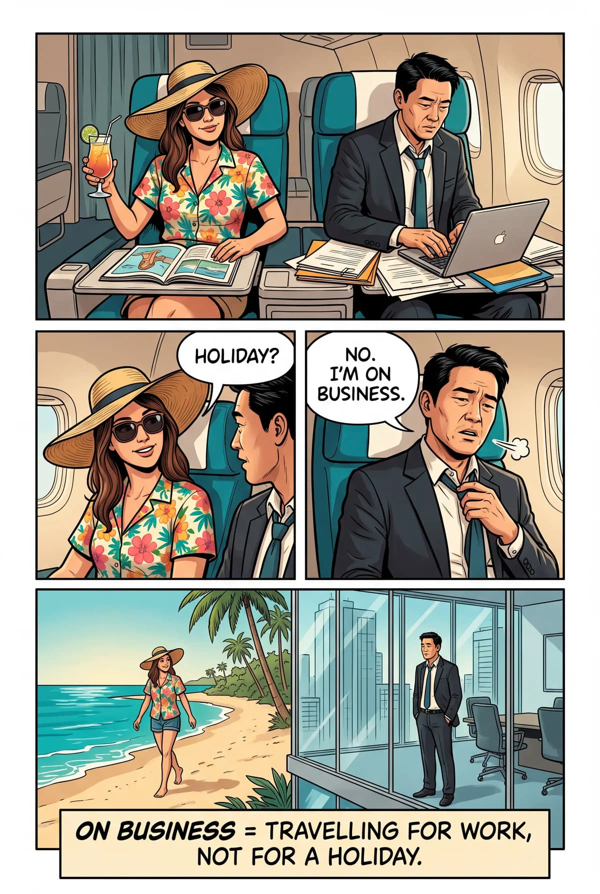 on business
