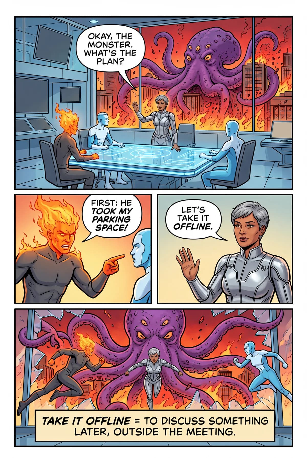 take it offline