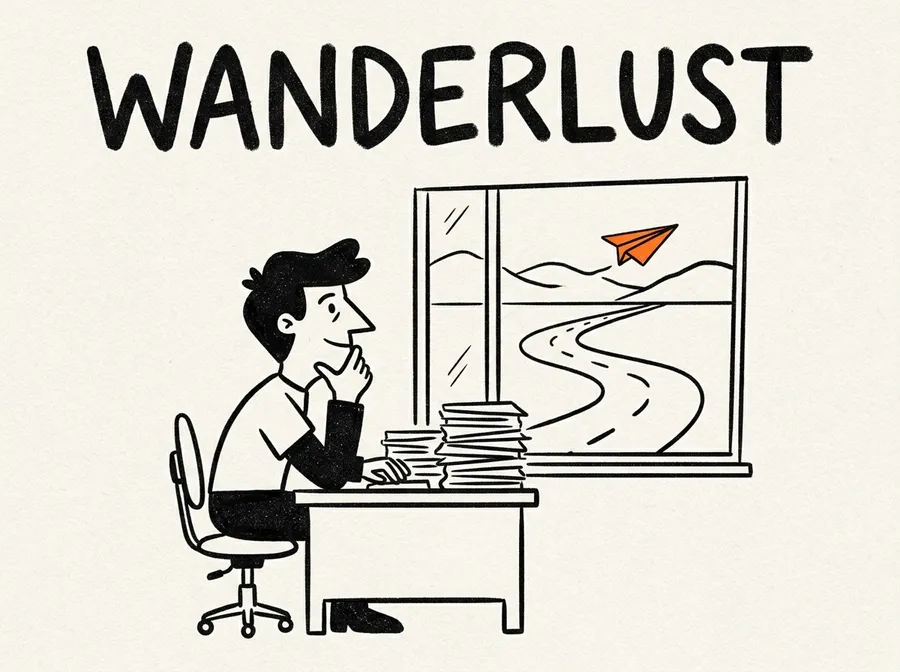wanderlust, drawn.