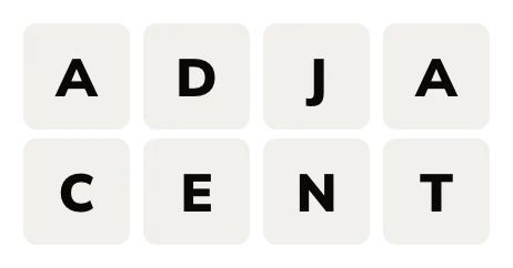 adjacent